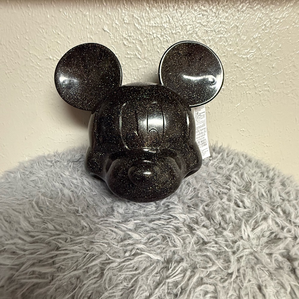 Disney Parks Loungefly 3D Mickey Mouse Glitter Head Crossbody HTF